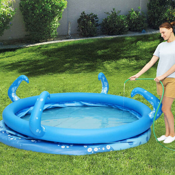 Bestway Pool Blue PVC 107.9 x 29.9 in Above Ground Pool Round