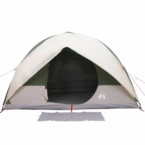 vidaXL Tunnel tent with Roof Green 196.85 x 137.01 x 78.74 in Taffeta