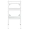 vidaXL Washbasin Frame With Basin White Ceramic basin
