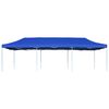 vidaXL Party Tent Blue 600D oxford with PVC coating, Powder-coated steel