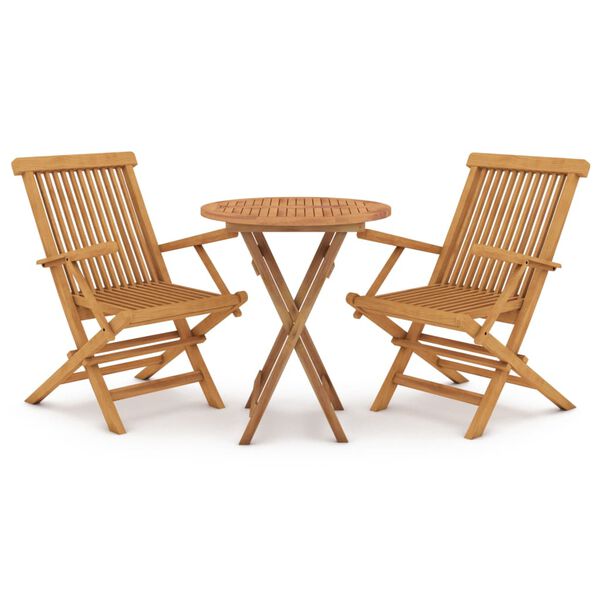 vidaXL Garden Dining Set Natural Teak