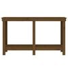 vidaXL Work Bench Honey Brown 55.1x19.7x31.5" Solid Wood Pine