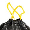 vidaXL Bin Bags with Drawstrings 150 pcs Black 63.4 gal