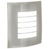 vidaXL Outdoor Wall Light 2 pcs Silver 23.5 x 9 x 26 cm
