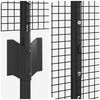 vidaXL Fence and Post Grey 3.28 x 82.02 ft Steel