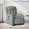 vidaXL Electric Massage Recliner Chair Light gray