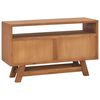 vidaXL TV Stand 31.5"x11.8"x19.7" Solid Wood Teak