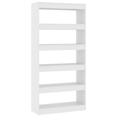 vidaXL Book Cabinet/Room Divider Sonoma Oak 31.5"x11.8"x65.4" Engineered Wood