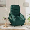 vidaXL Electric Stand Up Massage Recliner Chair Dark Green