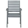 vidaXL Patio Dining Chairs 6 pcs Grey Solid Acacia Wood