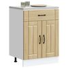 vidaXL Kitchen Base Cabinet Sonoma oak Engineered wood