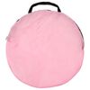 vidaXL Play Tent Pink 170T polyester, PVC, PE 39.4x39.4x50.0 in Foldable