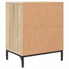 vidaXL Bedside Table Sonoma oak 49 x 36 x 61 cm Engineered wood