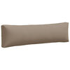 vidaXL Pallet Cushion Set of 2 Taupe 100% Polyester Large
