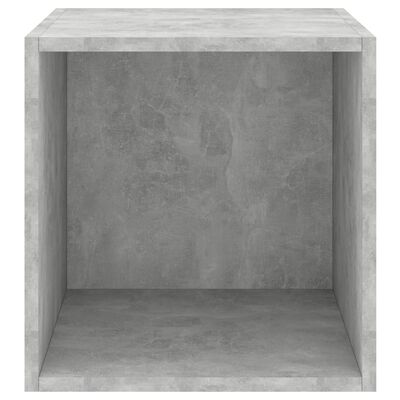 vidaXL Wall Cabinets 2 pcs Concrete Gray 14.6"x14.6"x14.6" Engineered Wood