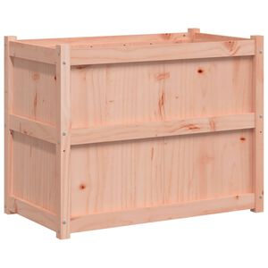 vidaXL Garden Planter Natural wood Solid douglas wood 35.4x19.7x27.6 in