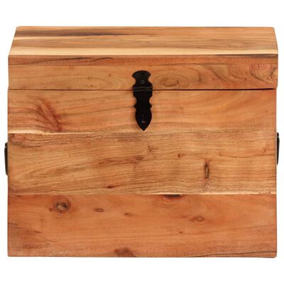 vidaXL Storage Box 15.4"x11"x12.2" Solid Wood Acacia