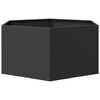 vidaXL Garden Planter Black Steel Large Durable Garden Planter