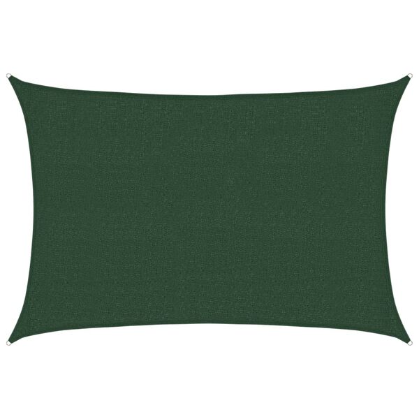 vidaXL Sunshade Sail 1.75 oz/ft&sup2; Dark Green 8.2x13.1' HDPE