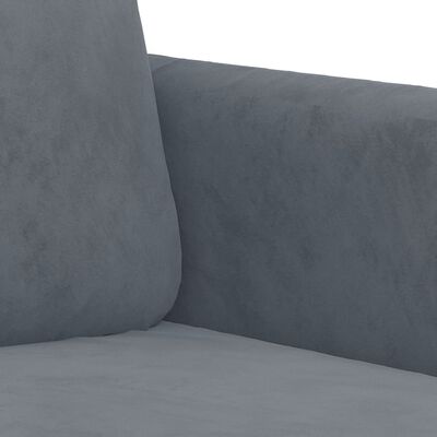 Close-up of the sofa fabric texture in blue-gray.