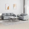 vidaXL Sofa Set Light Grey