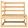 vidaXL Garden Lounge Set Natural Wood Solid Pinewood Large Modular