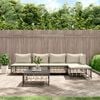 vidaXL Garden Lounge Set Anthracite, Beige