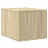 vidaXL Cat Litter Box Enclosure Sonoma Oak Engineered Wood Medium