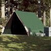 vidaXL Camping Tent A-Frame 2-Person Green Waterproof