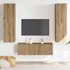vidaXL TV Cabinet Set of 3 Artisan Oak Engineered Wood Medium