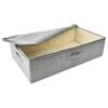 vidaXL Storage Box Fabric 27.6x15.7x7.1" Grey