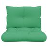 vidaXL Pallet Cushion Green 100% polyester Water-resistant materials