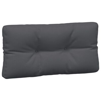 vidaXL Pallet Cushions 3 pcs Anthracite Fabric