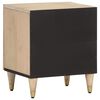 vidaXL Bedside Cabinet Bleached Natural