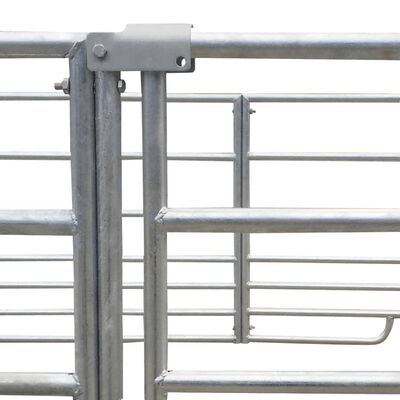 4-Panel Sheep Pen Galvanized Steel 72"x72"x36.2"