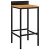 vidaXL Garden Bar Set Black