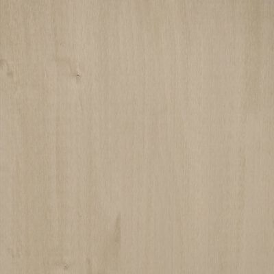 vidaXL Shoe Cabinet HAMAR Honey Brown 23.4"x13.8"x46.1" Solid Wood Pine