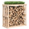 vidaXL Outdoor Log Holder 42.5"x20.5"x41.7" Solid Wood Pine