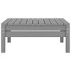 vidaXL Garden Lounge Set Gray Solid pinewood Modular Modular