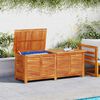 vidaXL Garden Storage Box Natural Solid Acacia wood 59.1 x 19.7 x 22.0 in