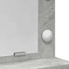 vidaXL Dressing Table Concrete Grey 19.69 x 16.14 x 53.15 in