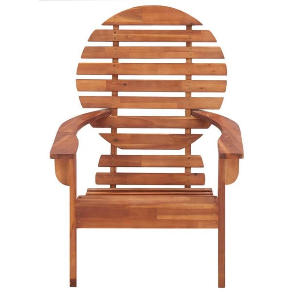 vidaXL Garden Chair Natural Wood Solid Acacia Wood Standard Sturdy