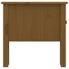vidaXL Side Table Honey Brown Solid Pine Wood Small Side Table Square