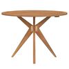 vidaXL Garden Table Brown Solid Acacia wood 43.3 x 29.5 in Durable