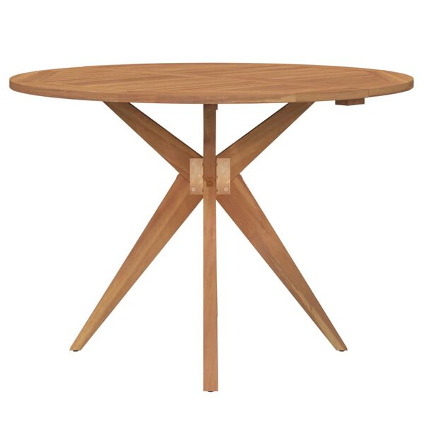 vidaXL Garden Table Brown Solid Acacia wood 43.3 x 29.5 in Durable