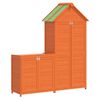 vidaXL Garden Tool Shed Set Brown Solid pine wood, plywood