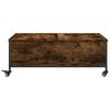 vidaXL Coffee Table Smoked Oak Engineered wood, powder-coated steel