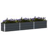 vidaXL Planter Anthracite 480 x 50 x 45 cm Galvanised Steel