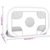 vidaXL Football Goal Net with Target 47.2"x31.5"x31.5" Polyester