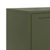 vidaXL Sideboard Olive Green Steel Medium Sideboard Rectangular